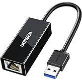 UGREEN USB LAN Adapter 3.0 Ethernet Adapter Gigabit USB Netzwerkadapter 1000Mbps LAN Kabel Adapter kompatibel mit Notebook/Id