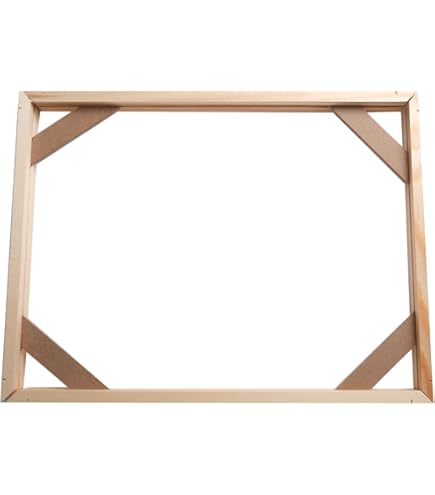 Kit De Cadre En Bois Massif à Faire Soi-même Pour Peinture à L'huile Et Art Mural – Cadre En Bois Personnalisé Pour Peintures Et Toiles – Système D'étirement De Toile Facile à