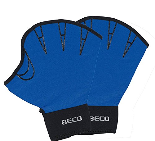 Preisvergleich Produktbild BECO Neoprenhandschuhe offen Schwimmhandschuhe Wasser Training blau L