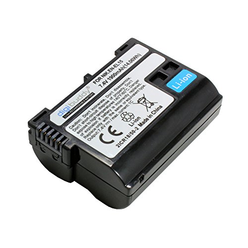 digibuddy Accu Pour Nikon D500 DSLR 1900mAh Remplace Nikon EN-EL15 digibuddy Accu Pour Nikon D500 DSLR 1900mAh Remplace Nikon EN-EL15