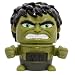 Produktbild BulbBotz Marvel 2021739 Avengers: Infinity War Hulk Kinder-Wecker mit Nachtlicht und typischem Geräusch , grün/schwarz , Kunststoff , Höhe: 14 Zentimeter , LCD-Display , Junge/Mädchen , offiziell