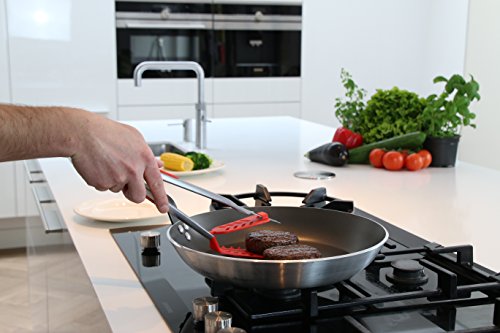 TNK Brand – Stingray 6 in 1 Multifunktions-Küchenhelfer / Küchenzange / Pfannenwender – Orange - 6