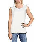 ANNE KLEIN Women's U-Neck Shell Blouse