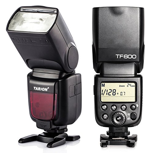 TARION TF600 Flash con Zapata Speedlite 1/8000 sincoriza con alta velocidad 2.4G transmisión inalámbrica S1 S2 modo de control de la luz para Cámara Canon Nikon Sony Olympus Fuji DSLR+ Manual en español - TARION