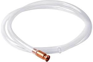 Amfrpar 2 Meter Ø20mm Pumpschlauch Schüttelpumpe Schüttelschlauch Umfüllpumpe Handpumpe Siphonpumpe Selbstansaugende Schlauch für Benzin Diesel Öl Wasser Kraftstoff Transfer