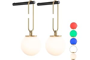 AIEHNID Wall Sconces Battery Operated Wall Lamp Set Of 2 Dimmable，Battery Powered Wall Light Fixtures With Remote Control-non Hardwired Sconce-Easy To Install-for Bedroom Farmhouse Bedside Reading Light ( Col