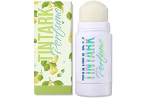 TINTARK Solid Perfume Stick, JASMINE & PEAR, Portable Perfumes for Women, Girl's Fragrances Travel Size, Lightly Scented, Vegan Natural & Safe Ingredients, Long Lasting (02 JASMINE & PEAR)