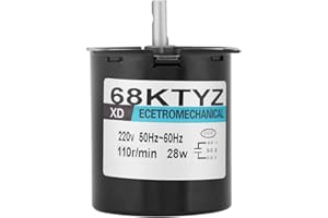 Nikou Motore sincrono, 68KTYZ AC220V 28W sincrono a Magnete Permanente Motoriduttore CW/CCW 20 r/min (Taglia : 110 r/min)
