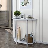 Lifewit Konsolentisch mit 2 Ablagen Modernes Telefontisch...