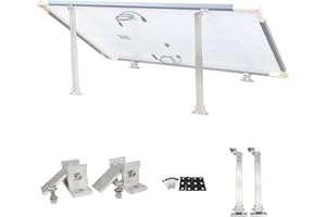 ZINNZGREEN Soporte para panel solar, soporte para paneles solares, montaje fotovoltaico, kit de montaje, soporte para techo solar, 39 cm ~ 67 cm, ajustable individualmente, techo plano, pared,