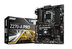 MSI Pro Series Intel Z270 DDR4 USB 3 Crossfire ATX Motherboard (Z270-A PRO)