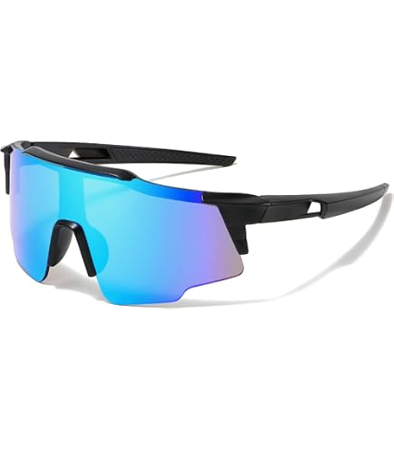 Lunettes De Soleil Sport Pour Enfants - 2 Paires - UV400, Monture Légère - Idéal Vélo, Baseball, Golf - 8