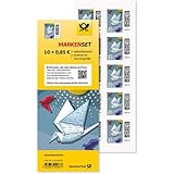 Deutsche Post Markenset Brieftaube, Briefmarke zu 0,85 €, 10er-Set