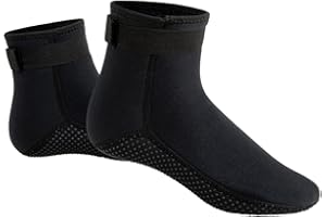 YDQUANI Neoprene Socks 3mm Low Cut Wetsuit Socks Thermal Anti-Slip Dive Boots Diving Socks for Women Men Open Water Swimming Surfing Kayaking Paddleboarding