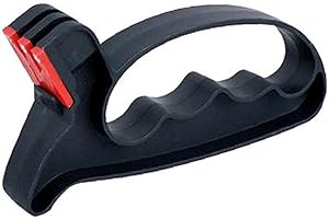 Zonster 1pc Affûteur, 2 en 1 Aiguiseur Manuel pour Couteaux De Cuisine Ciseaux De Cuisine Outils De Cuisine