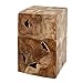 Produktbild Invicta Interior Massiver Beistelltisch Square 30cm Teakholz Würfel Sitzhocker Wohnzimmertisch Tisch Hocker Holzhocker