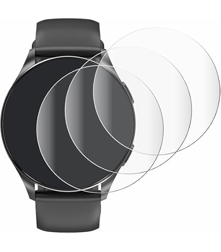 6 Films Protecteurs D'écran Pour Montre Connectée IOWODO 1,43" W40 - Anti-rayures, Haute Transparence, Auto-guérison Des Bulles - 4