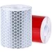 Produktbild Rovtop Reflektorband Klebeband für Sicherheit Warnklebeband Sicherheit Markierung Band 2 Rolle 5 x 300cm Silberweiund Rot
