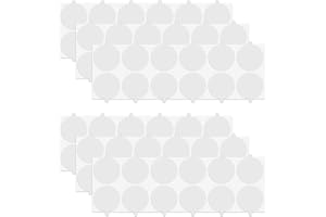 BOXOB 300 Piezas Puntos Adhesivos Doble Cara, 25mm Adhesión Fuerte Transparentes Redondos para Manualidades, Hogar, Oficina y Suministros