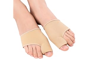 GYCAQAC Orthèses pour Hallux Valgus, Hallux Valgus Correcteur, Attelle Hallux Valgus, Protecteur et Séparateur de Gros Orteil, avec Gel Coussinet, pour Soulagement de Douleur