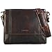 Produktbild STILORD 'Raffael' Vintage Messenger Bag Büchertasche Umhängetasche Schultertasche 13,3 Zoll Laptoptasche für Macbook Unitasche Leder cognac dunkelbraun