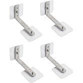 ePhase 4 Set Orta Boy Deprem G&uuml;venliği Kendinden Yapışkanlı Kademeli 5X10CM Mobilya Eşya Dolap Sabitleme Aparatı