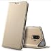 Produktbild GeeMai Samsung Galaxy A6 plus 2018 Hülle, Premium Flip Case Tasche Cover Hüllen mit Magnetverschluss [Standfunktion] Schutzhülle Handyhülle für Samsung Galaxy A6 plus 2018 Smartphone, Gold