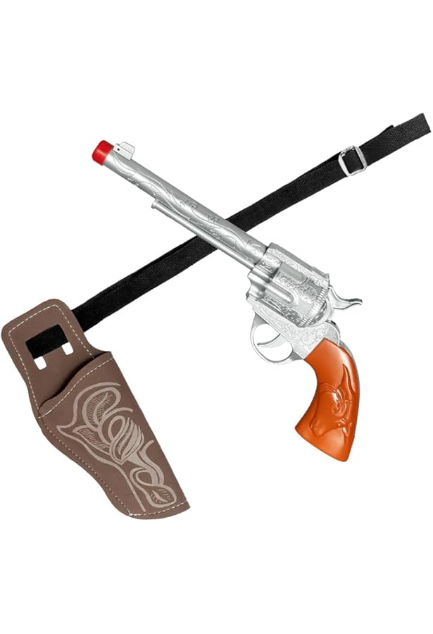 Saier tbo 5 Stück Western Cowgirlhut Set für Damen, Cowgirl Kostüm Accessoire Set mit Hut Halskette Ohrringen Gürtel Bandana für Halloween Maskenbälle Cosplay Partys (Braun