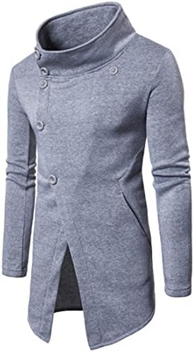Hoodies Men,Moonuy Men's Long Sleeve Solid Hoodie Hooded Sweatshirt Outwear Blouse,Mens Hoodies,Mens Hoody,Mens Fleece,Mens Fleece Tops,Black Hoody,Hoodies For Men,Hooded Tops For Men (Gray-2, XXL)