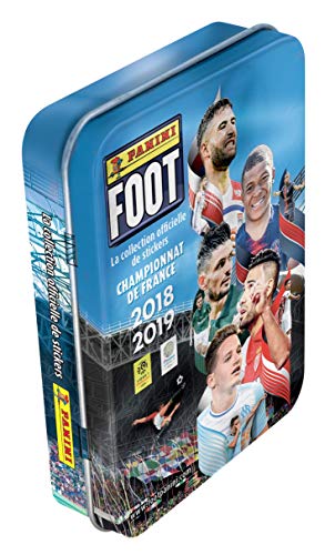 Panini- Boîte métal 13 Pochettes Foot 2018-2019, 2428-021