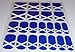 Chix Nails Nail Wraps Scottish Flag Scotland Blue White Saint Andrew's Cross Fingers Toes Vinyl Foils Minx Trendy Style