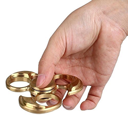 Brass EDC Toys Hand Spinner Stainless Steel Finger Gyro To Stress Stress Agitation Autism and ADHD Spinner
