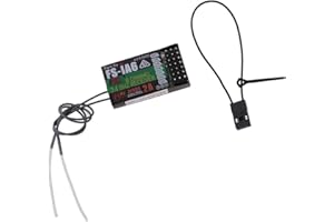 freneci Receptor AFHDS de 6 Canales FS-iA6 para Piezas de Cuadricóptero Flysky FS-GT2B