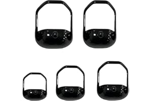 DOKRIN Juego de 5 plantillas para barba, bigote, perilla y barba masculina, ideales para recortar y peinar la barba.