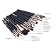 CINEEN 20 Pieces Professional Makeup Brush set, Eyebrow, Eyelash, Eyeshadow, Eyeliner, Lip, Brush Powder Coating Foundation