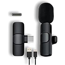 BfsTeckt K8 Wireless Microphone for Type C Devices | Collar Mic