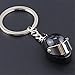 Produktbild Sunfish Paar Metall Keyring Kühle Motorrad Helm Schlüsselanhänger 1pc (Schwarzer Helm)