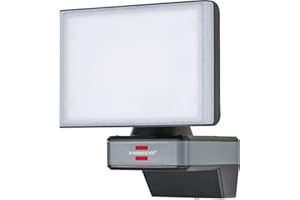 Brennenstuhl Connect Projecteur LED WF 2050 connecté WiFi (20W, 2400lm, IP54, multiples fonctions d'éclairage pilotables via l'application, orientable, montage en extérieur)