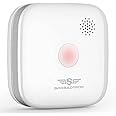 Spreadtron Smoke Alarm with 10-Year Battery Smoke Detector for Home, Meets EN14604 Certification, Fire Alarm with Mute & Auto-check Function, White Square Fire Alarms 1 pack