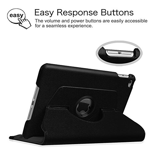 Fintie Apple iPad Mini 4 Hülle – 360 Grad Rotierend Stand Smart Cover Case Schutzhülle Tasche Etui mit Auto Schlaf / Wach Funktion für iPad Mini 4, Dont Touch - 6