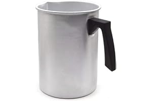 KAMROSE 3L Candle Melting Pouring Pot Double Boiler Wax Melting Pouring Pot with Heat-Resistant Handle, DIY Candle Making and Soap Making Crafts