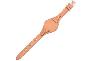 THEAGE 18 mm Federsteg Echtleder Uhrenarmband Ersatz für Fossil ES4286 ES4114 ES4113 ES3838 ES3748 ES3625 ES3616 ES3615