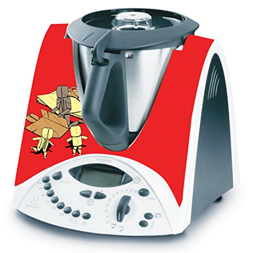 Decusto Autocollant en Vinyle pour Thermomix TM31 Motif Paper Boys