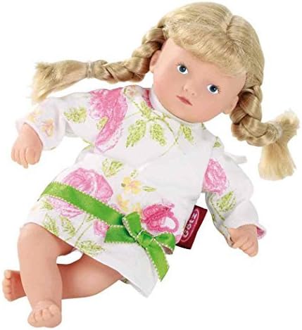 Gtz Puppen 87220 Mini Muffin - 8 inch Doll, Blue eyes and Blonde Pigtails by Gtz Puppen