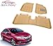 Auto Pearl - Premium Quality Car 3D 2 Rows Beige Mats For - Honda City New Ivtec 2016 RS.1200.00