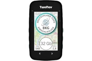 TwoNav Cross Plus (32 GB) + Karte 1 Region Deutchland BKG Topo 1:25000, Outdoor GPS mit 3,2-Zoll-Bildschirm für MTB, Fahrrad, Trekking, Wandern oder Navigation
