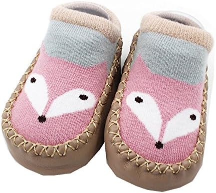 Falaiduo born Toddler Baby Girls Boys Anti-Slip Socks Slipper Boots