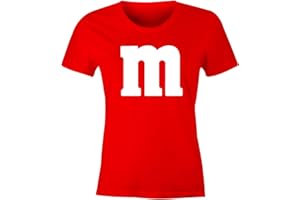 MoonWorks® Damen T-Shirt Gruppen-Kostüm M Aufdruck Kostüm Fasching Karneval Verkleidung