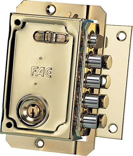 Fac seguridad s-90p - Cerradura sobreponer izquierda/o dorado