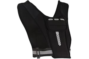 CRSUSUKJ Corpetto da Running Leggero,Porta telefono da Corsa per Gilet,Gilet Running Leggero e Riflettente,con Tasca per Telefono,Gilet con Custodia Impermeabile,Riflettente, Tasca Portachiavi,Per Uomo & Donna